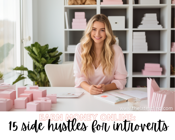 side hustles for online income for introverts