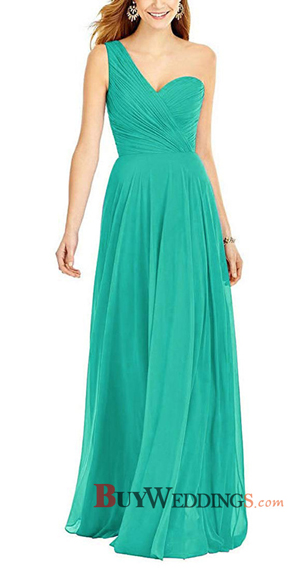 Elegant Long Chiffon Bridesmaid Dresses