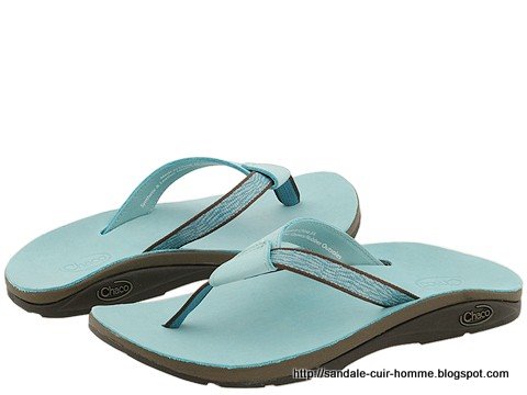 Sandale cuir homme:cuir-676537