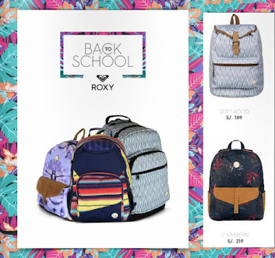 roxy catalogo de mochilas 2016