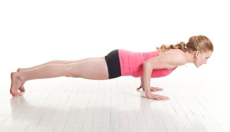 Chaturanga dandasana - Simple Yoga Workout for Body Slimming