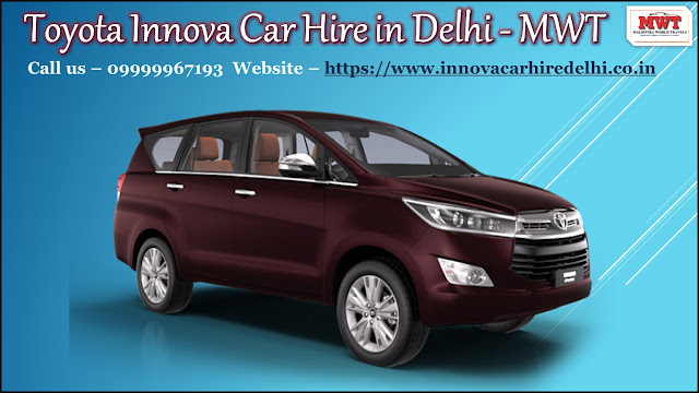 Toyota Innova Crysta Car Hire in Delhi with Driver