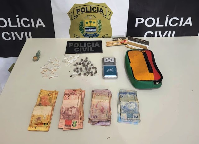 Após ser preso por tráfico de drogas, homem tenta subornar policiais em Buriti dos Lopes