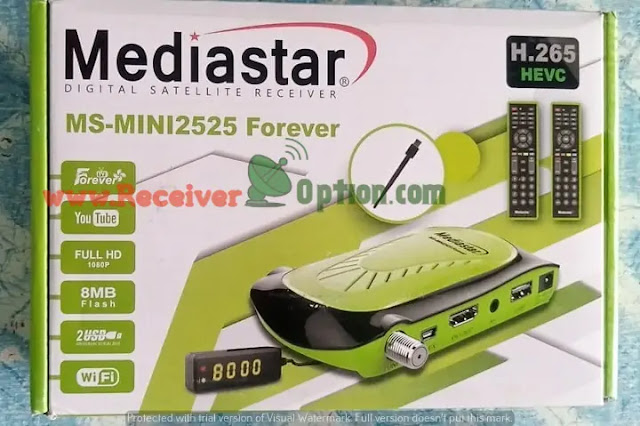 MEDIASTAR MS-MINI 2525 FOREVER HD RECEIVER NEW SOFTWARE FREEDOM MENU V211 23 MARCH 2023