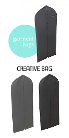 Creative DIY Inspiration - how to customize garment bags for your wedding party | Creative Bag