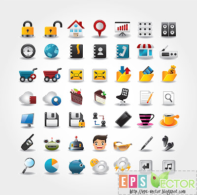 [Vector] - Internet - Website icons set 2