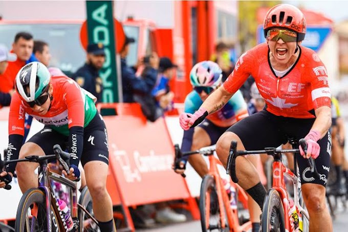 Jackson pone la fiesta ante Vas, que conquista el liderato - 2ª etapa Vuelta a España femenina 2024