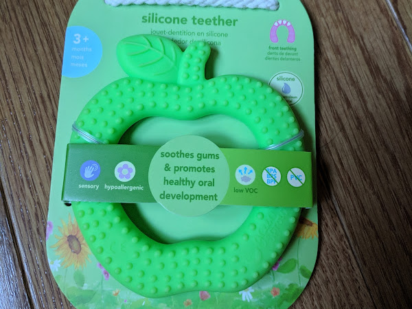 New Silicone Fruit Teether by i play. #greensprouts #growhealthygrowhappy