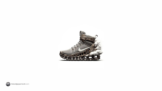 Nike Air Steampunk Style HD Wallpaper