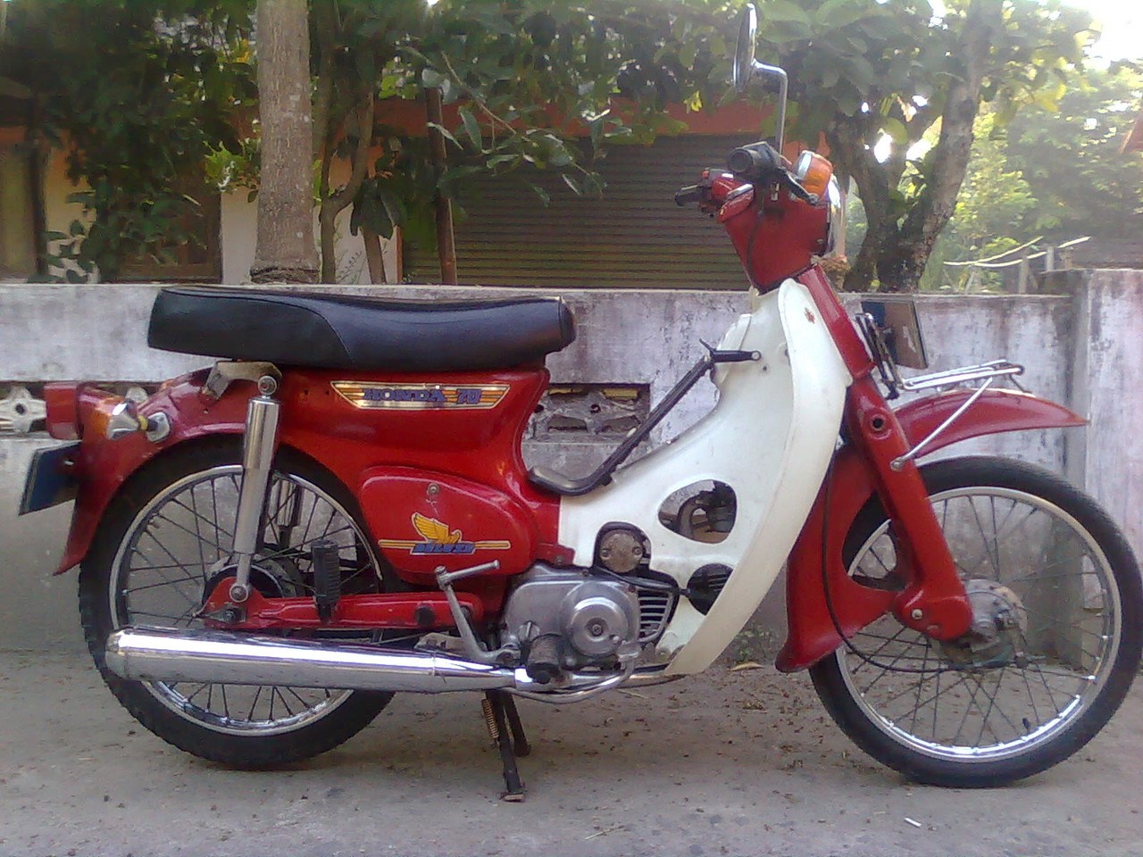 Motor Klasik Honda Kap 70