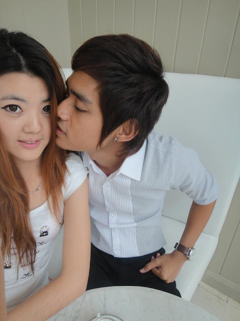 famous actor myint myat and his girlfriend