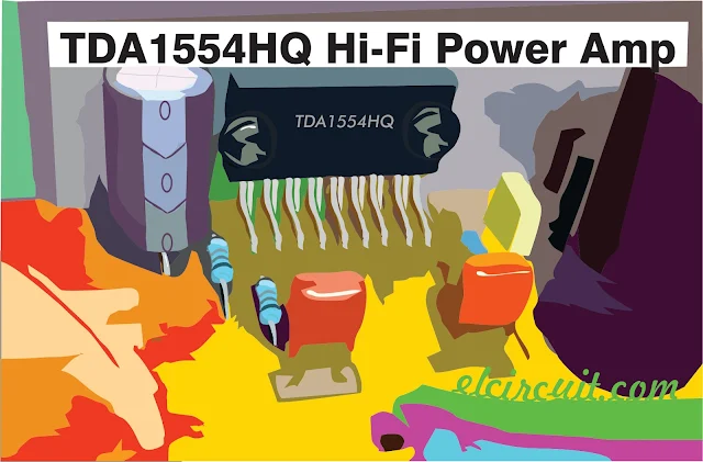 TDA1554HQ Hi-Fi Power Amp