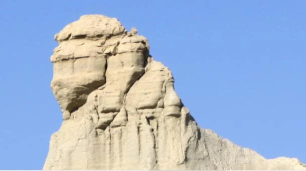 The Balochistan Sphinx discovered in Pakistan.