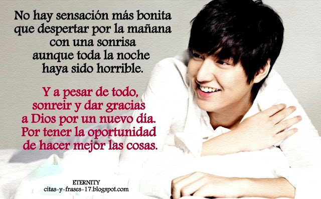 lee min ho, pensamientos y reflexiones