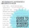MICROSOFT WINDOWS SHORTCUT KEYS