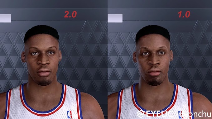 Dennis Rodman Cyberface v2 by Leonchu | NBA 2K23