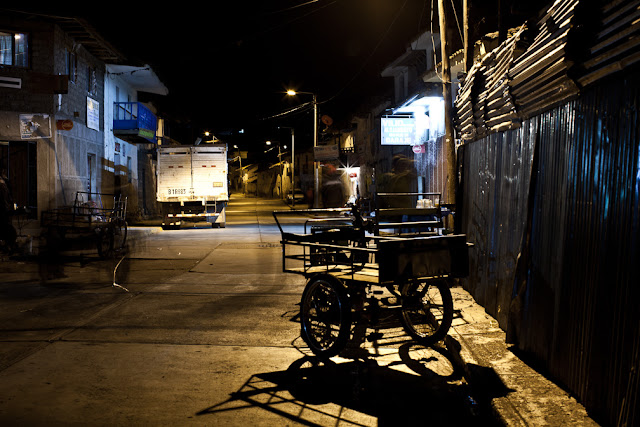 Accha, Peru at night photo by Marlon Krieger