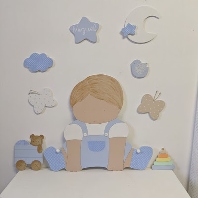 Silueta infantil para la pared