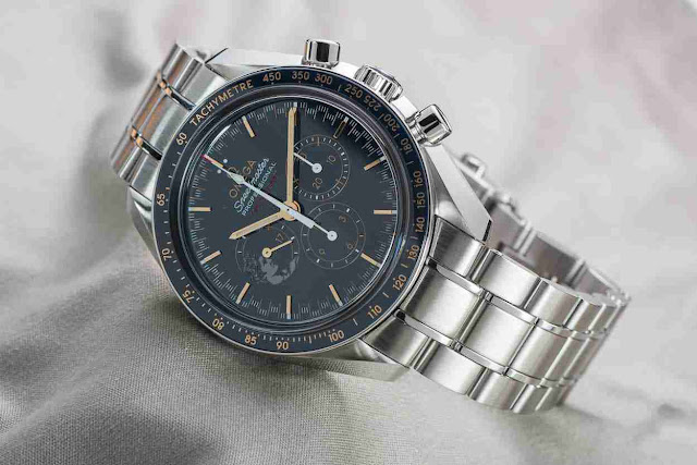 Réplicas De Relojes OMEGA Speedmaster Speedy Tuesday Apollo 17 del 45 Aniversario Esfera Azul Edición Especial