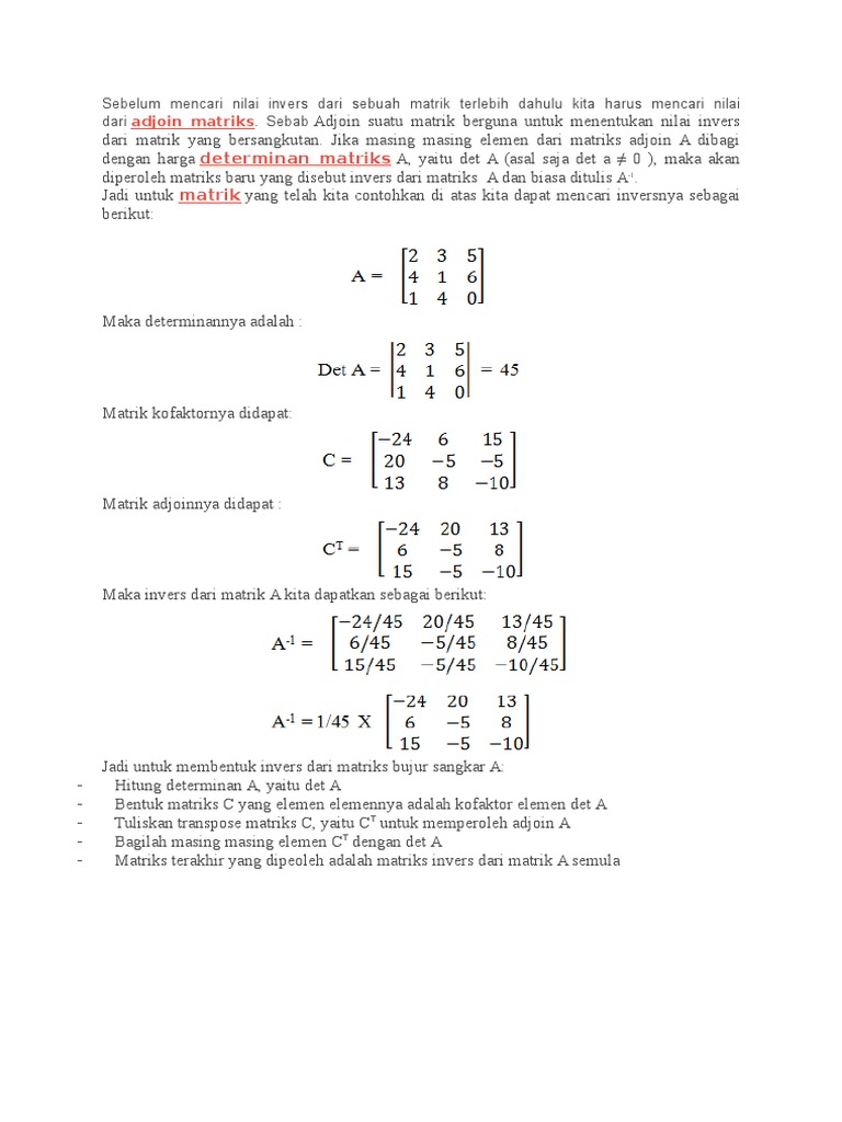 determinan matriks 3x3 - wood scribd indo