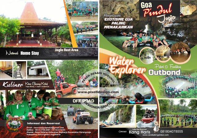 Iklan Brosur Promosi Wisata Travel Agen