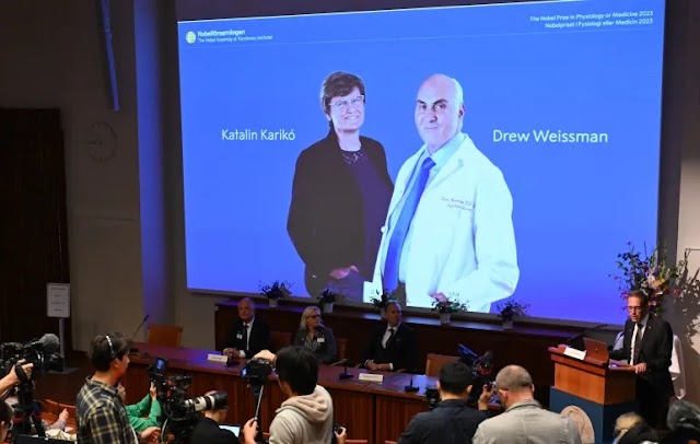Katalin Kariko and Drew Weissman awarded Nobel Prize in Medicine for mRNA vaccines