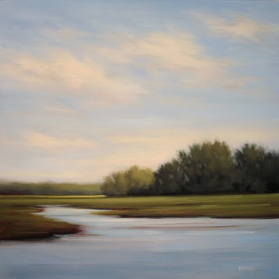 Original Oil Painting of North Carolina's Outer Banks marshes