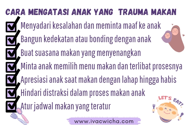 Cara mengatasi anak trauma makan