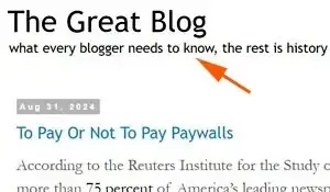 Decrease Space Between Blogger Title And Description