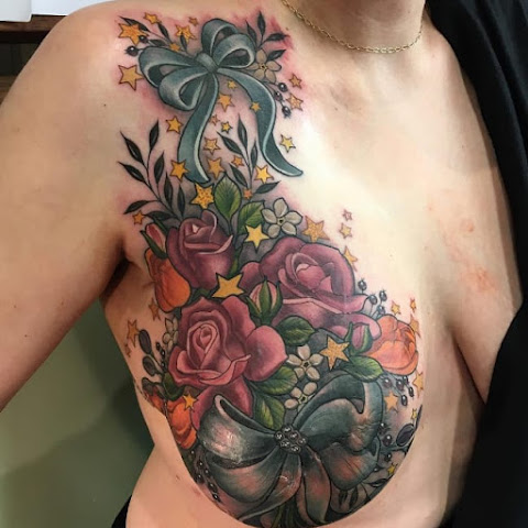 Breast Cancer Survivor Tattoo by Makkala Rose Goes Viral