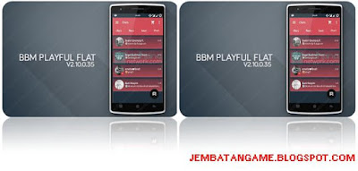 BBM Playful Flat VERSI 2.10.0.35 Apk (Terbaru Gratis)