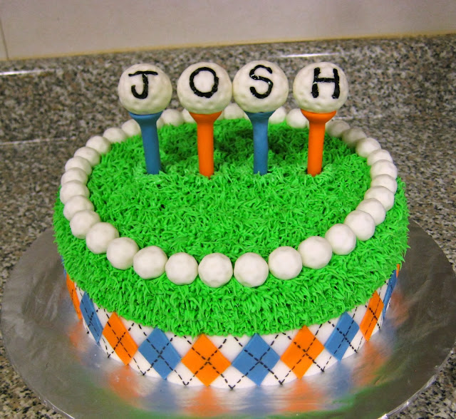 Golf Themed Cake 1