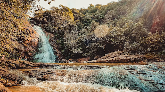 Landscape view of Rani Duduma Waterfall