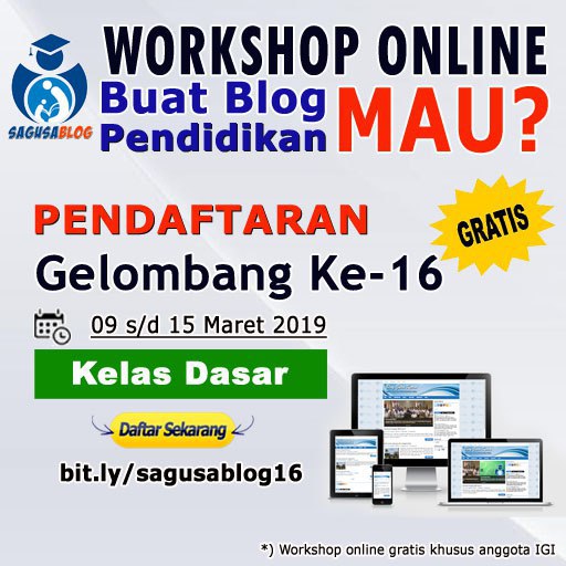 SagusaBlog Gelombang 16 Ikatan Guru Indonesia (IGI) - Blog ...