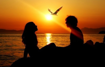 Most Beautiful Romantic Couple Sunset Background wallpaper