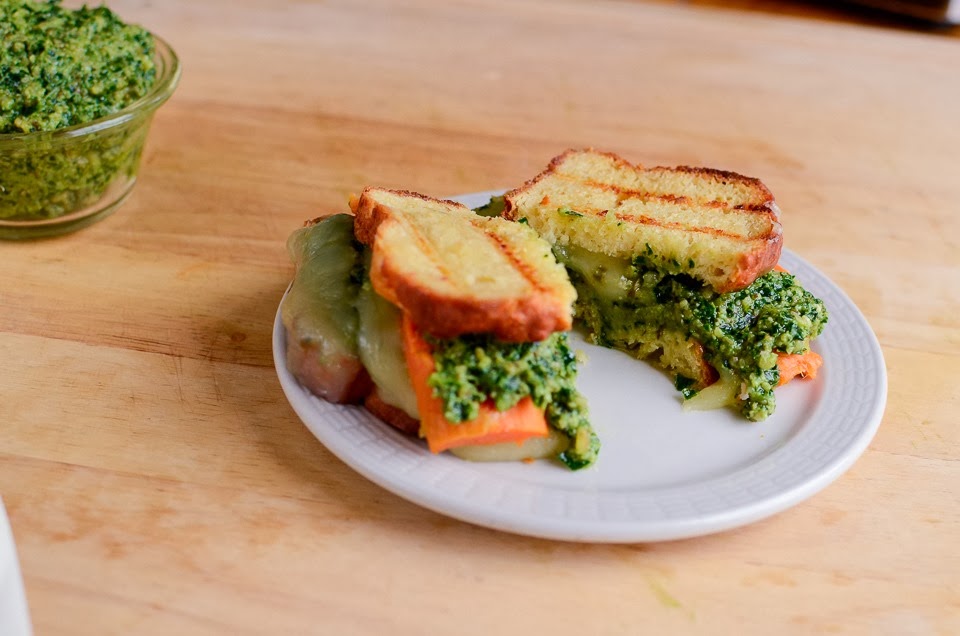 kale pesto gluten free grilled cheese-14321