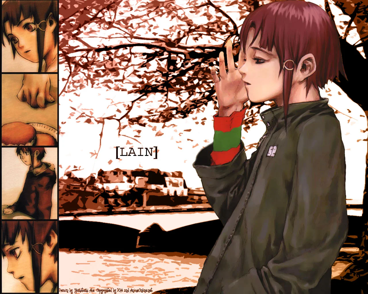 Cool Serial Experiments Lain Artwork