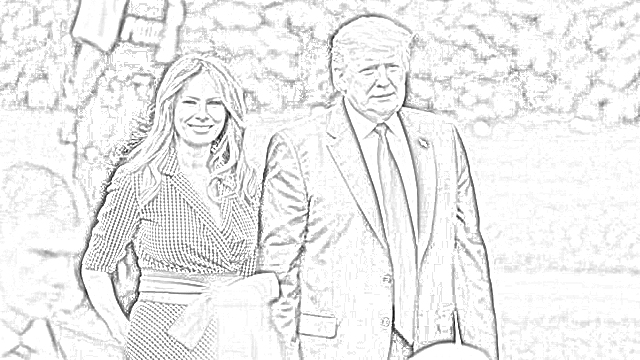 President Donald Trump coloring.filminspector.com