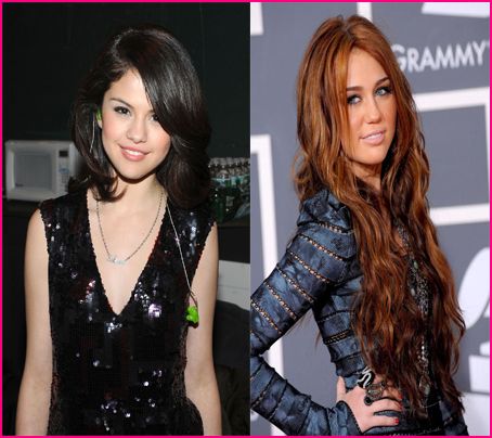 Selena Gomez and Miley Cyrus