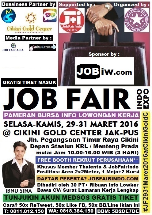 Job Fair Thalenta Expo Cikini - Maret 2016  Job Market Fair