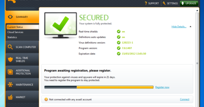 license avast pro antivirus 7.0.1473 until 2050