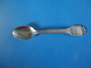 ANTIQUE KNUTHENBORG SOLID SILVER SPOON D.G.S DENMARK 