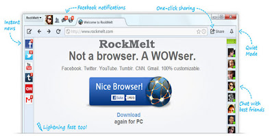 Rockmelt Browser