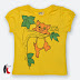 T-shirt Jaune Pour Fille