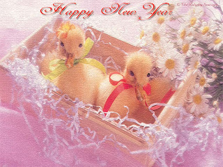 Free Cute New Year Wallpaper