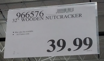 Deal for a Wooden Nutcracker for Christmas at Costco