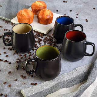 8.Gibson Elite Soho Cafe 21 Ounce Mug, Multicolor