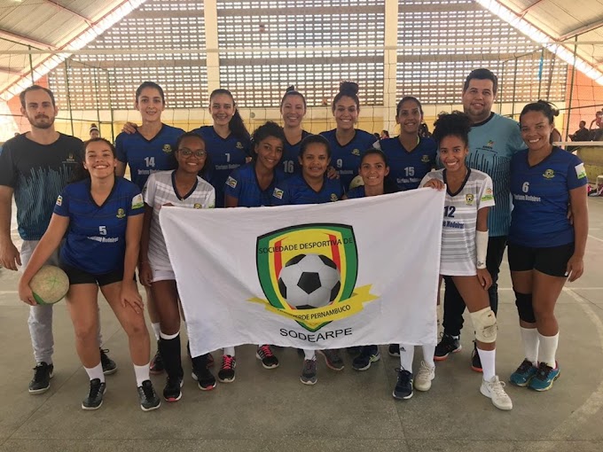 Equipe de vôlei da SODEARPE fica na 4ª colocação na Livosesf