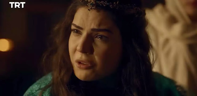 Lela crying image in ERTUGRUL GHAZI