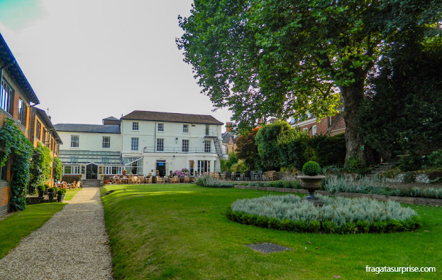 Jardim do Winchester Royal Hotel, Inglaterra